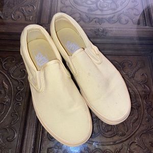 Yellow Slip-on Vans
